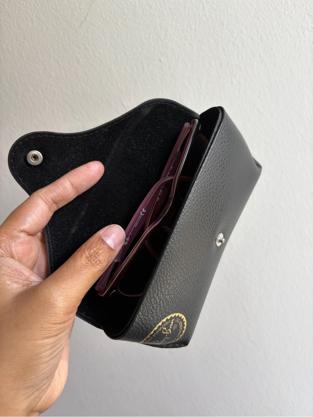 Ray-Ban Purple Women's Glasses with Black Case
